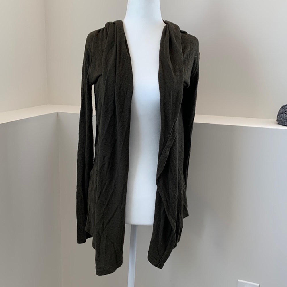 XS Silence + Noise Hooded Cardigan